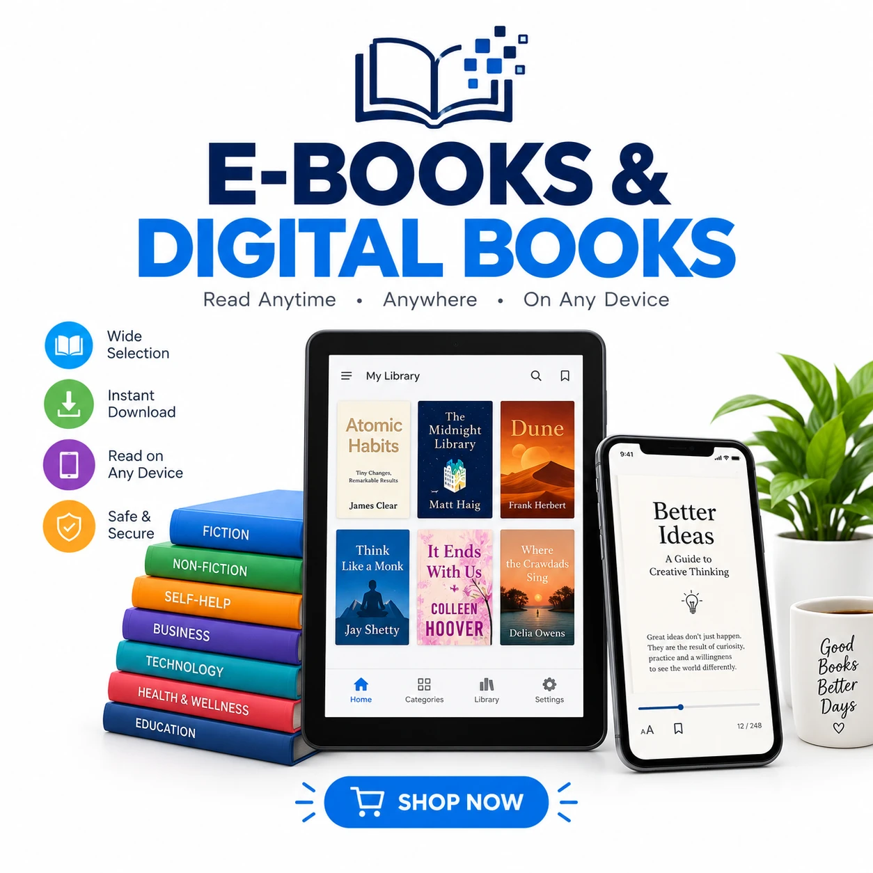 E-BOOKS & DIGITAL BOOKS