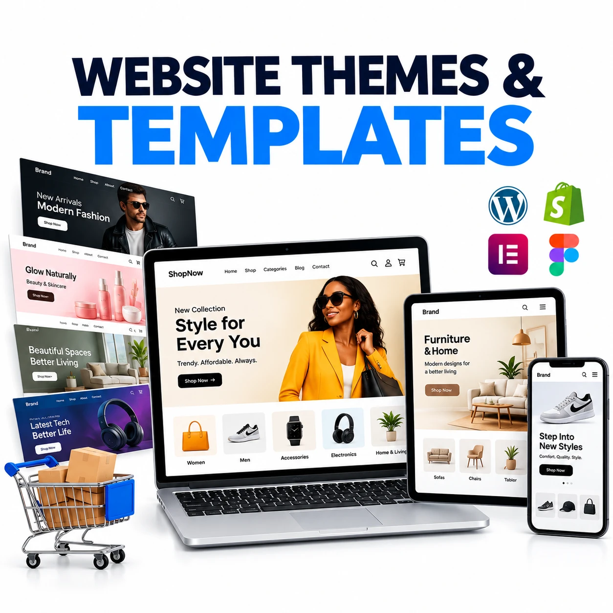 WEBSITE THEMES & TEMPLATES